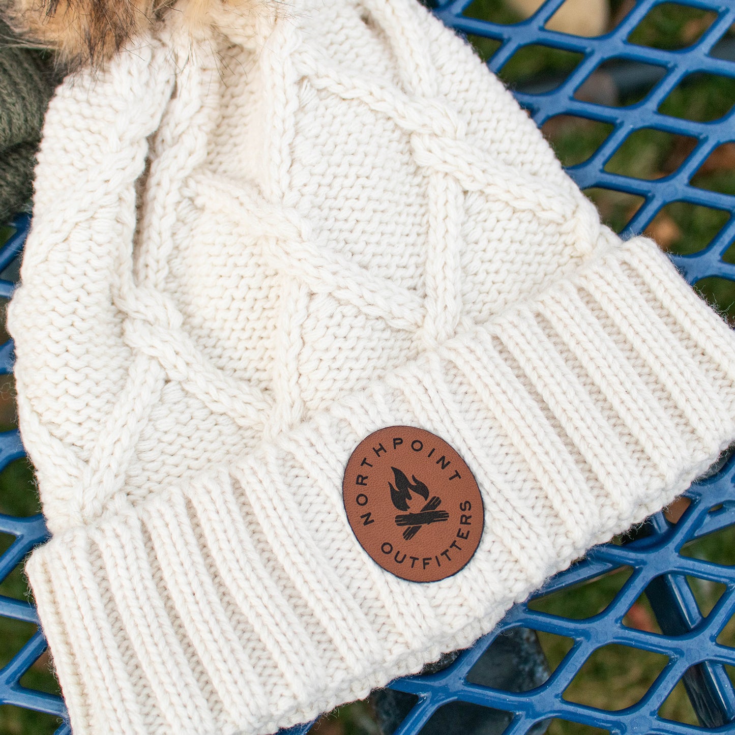 New Era Faux Fur Pom Beanie