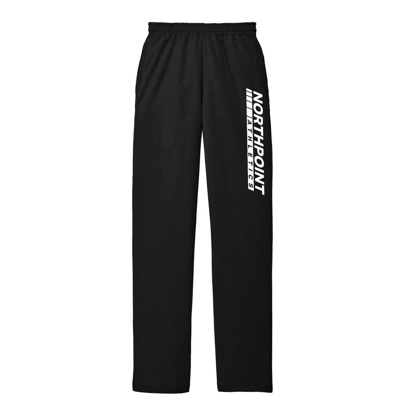 NorthPoint Athletics Wide Leg Sweatpant - Black