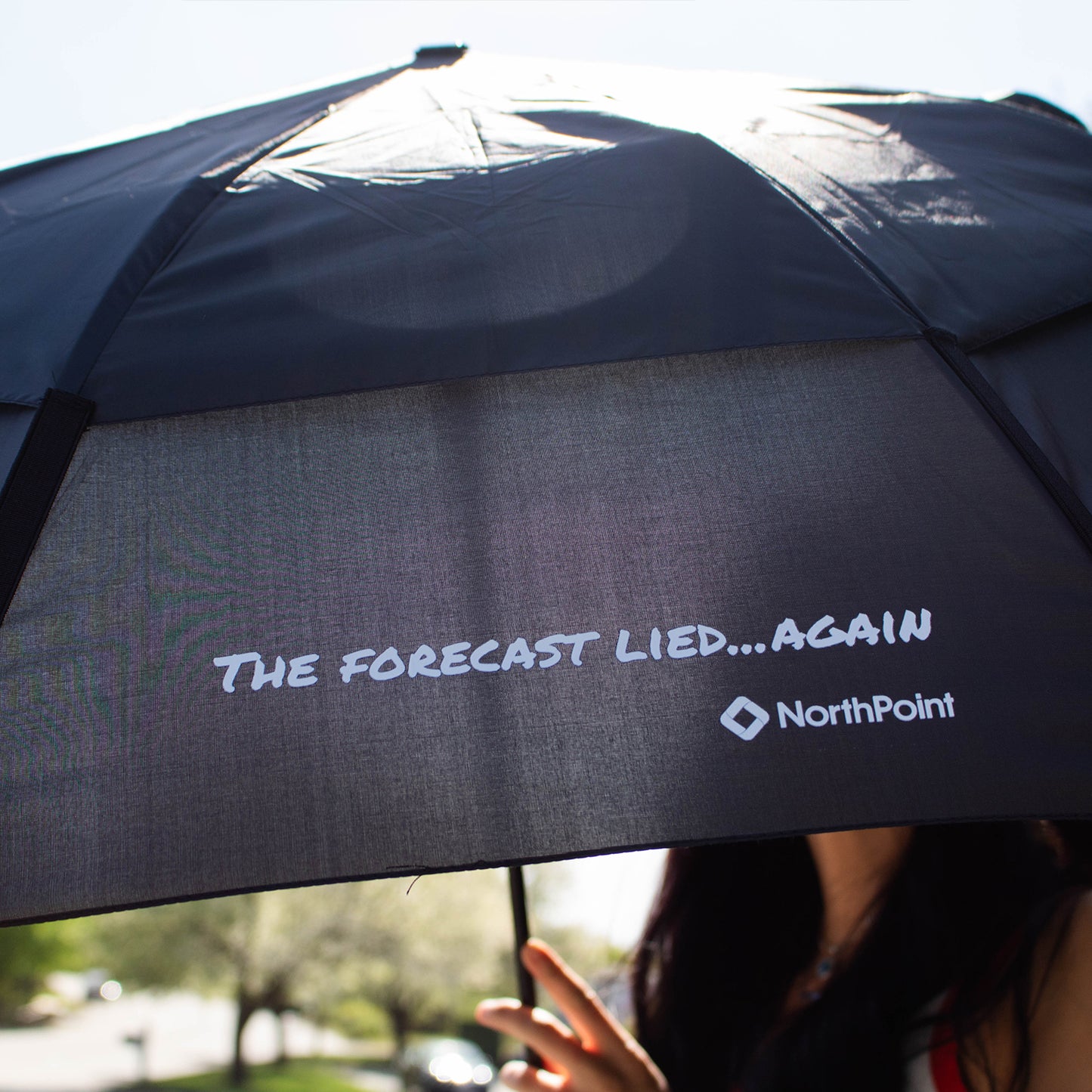 RainAlertz Folding Challenger Umbrella