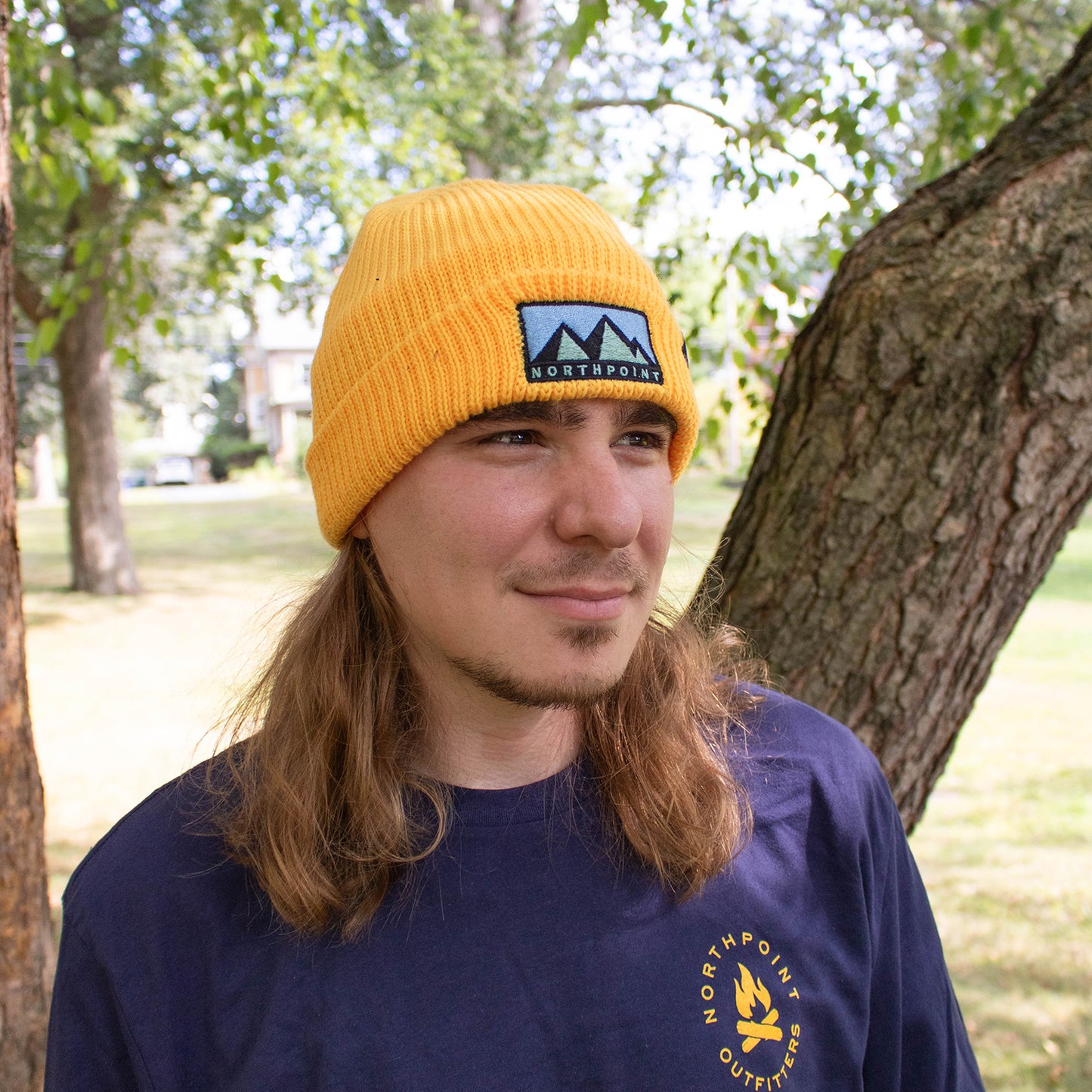The North Face Circular Rib beanie - Yellow