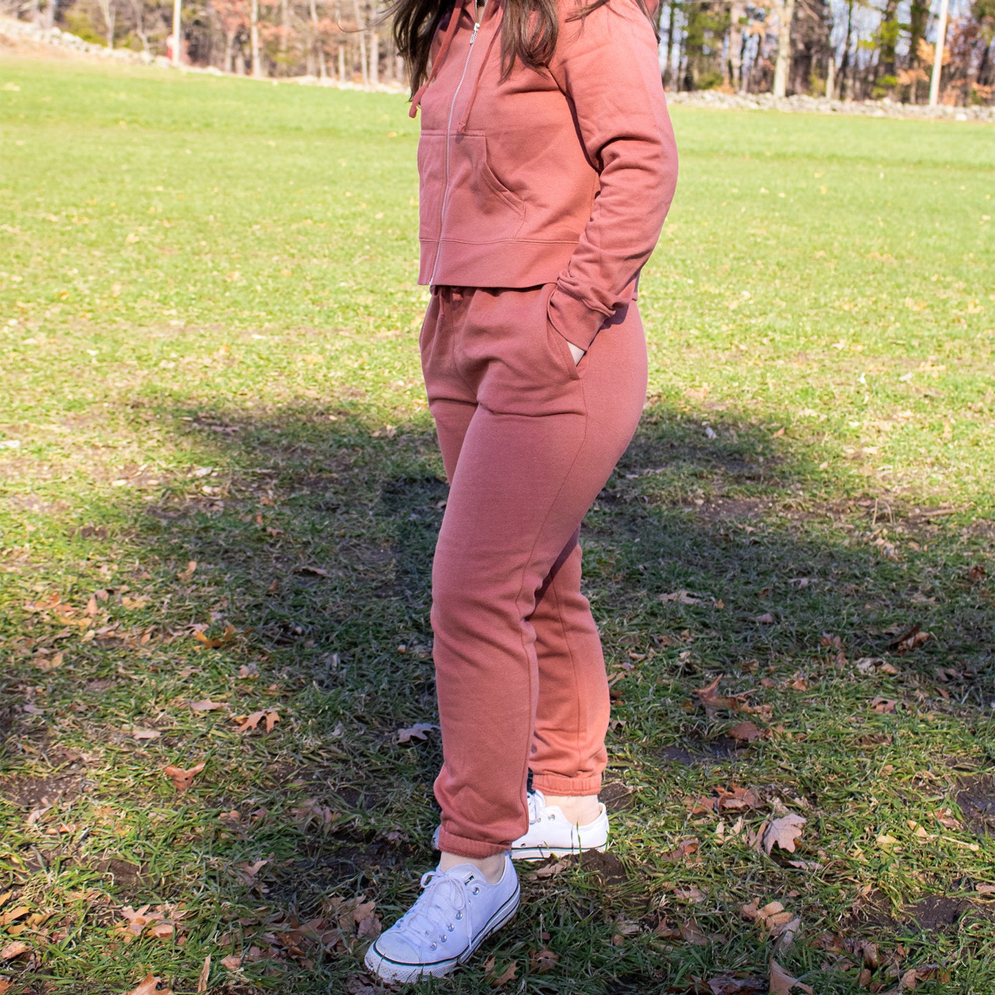 District® V.I.T.™ Ladies' Fleece Sweatpants - Desert Rose