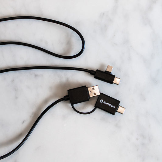 5-in-1 Recycled Long Charging Cable