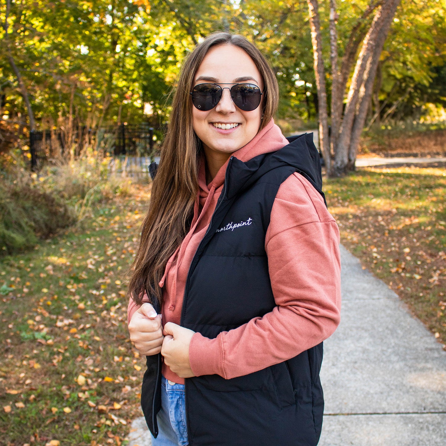 Mercer+Mettle Hooded Puffy Vest