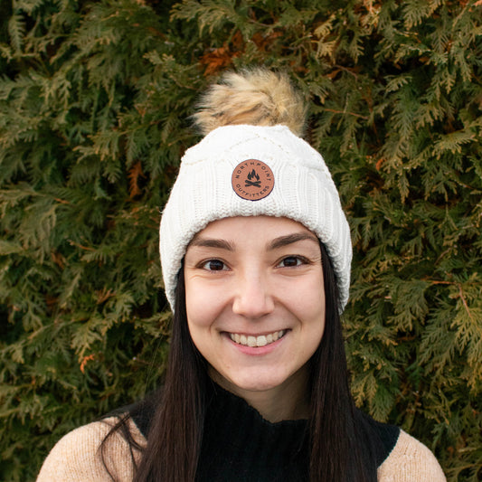 New Era Faux Fur Pom Beanie