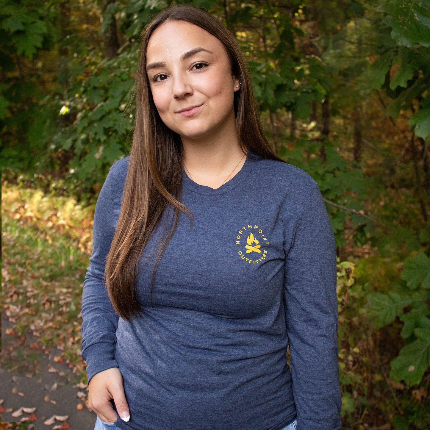 NorthPoint Outfitters Long Sleeve T-shirt - Navy