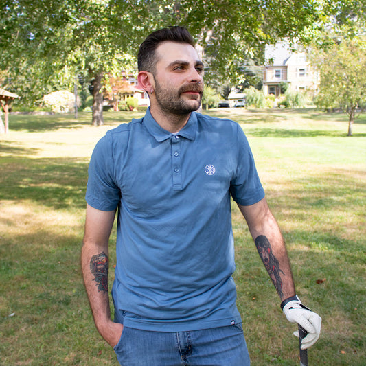 TravisMathew Glenview Solid Polo - Stellar Blue