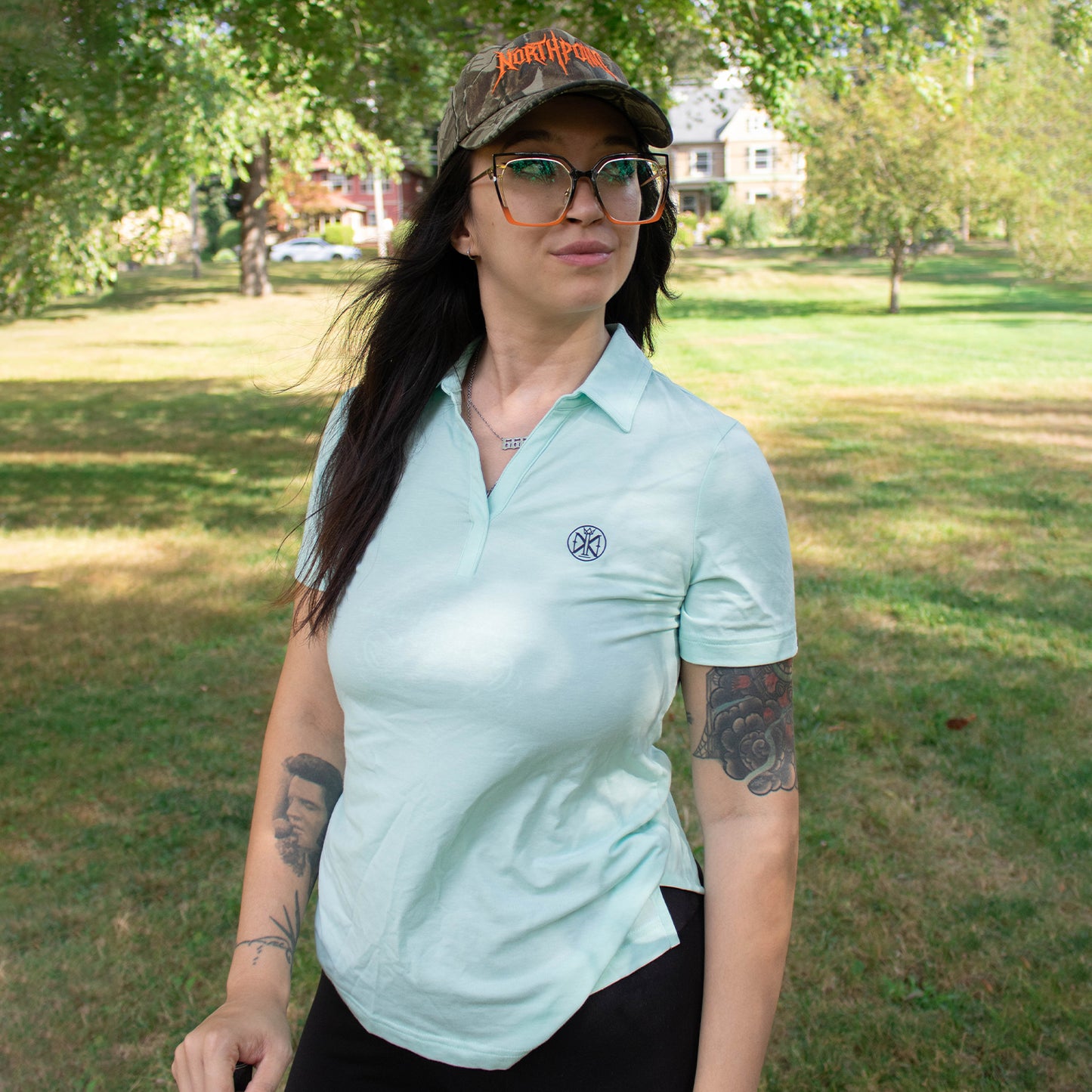 TravisMathew Ladies Glenview Solid Polo - Mint