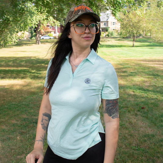 TravisMathew Ladies Glenview Solid Polo - Mint