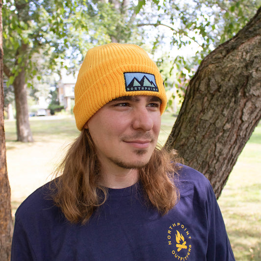 The North Face Circular Rib beanie - Yellow