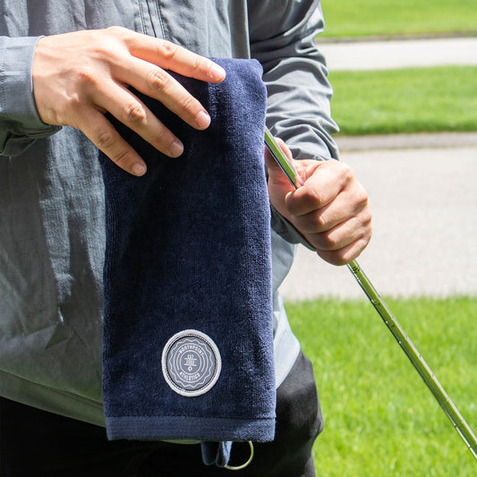 Grommeted Tri-Fold Golf Towel