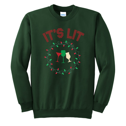 It's Lit Holiday Crewneck